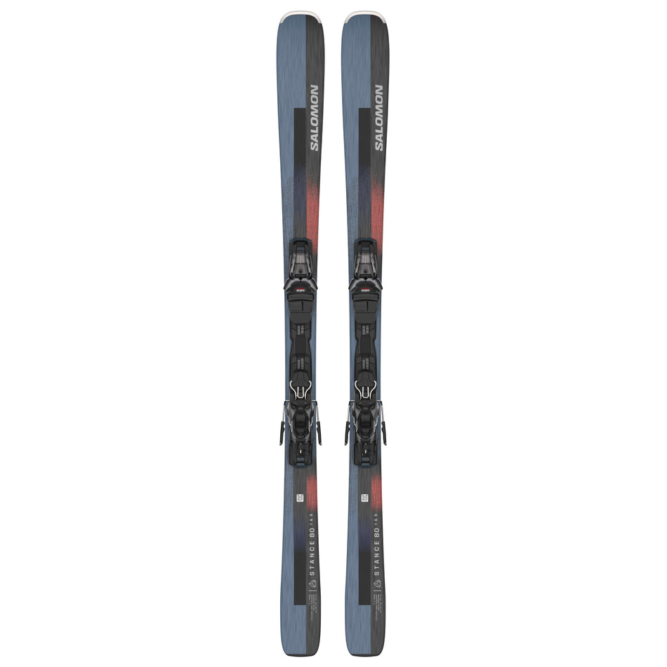 SALOMON E STANCE 80 SKI AND M11 BINDINGS