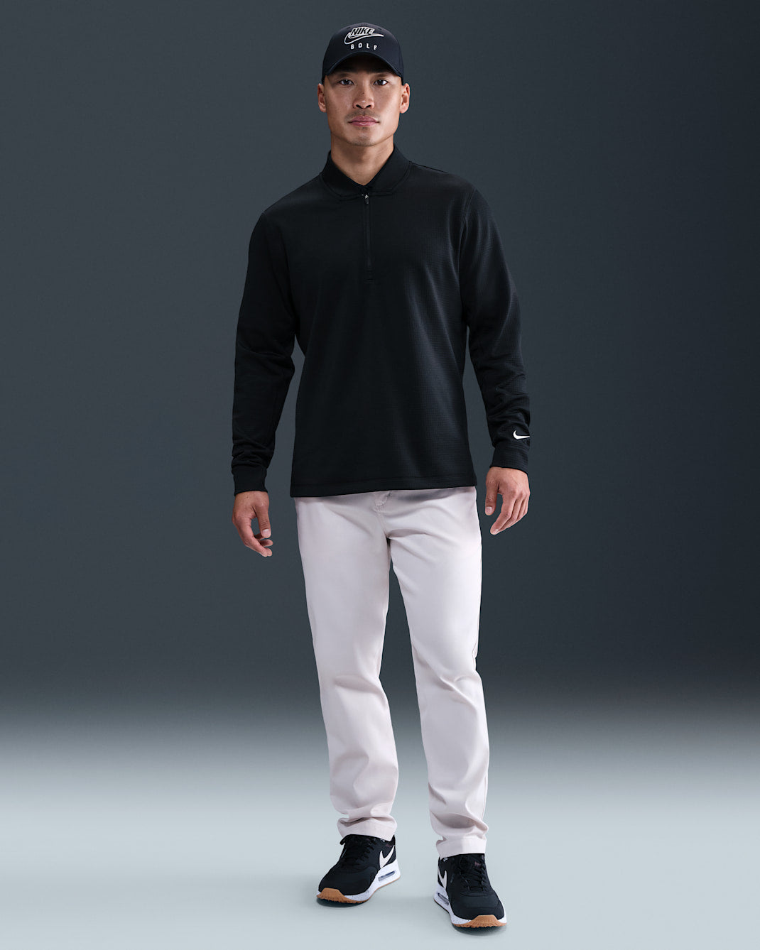 CHANDAIL NIKE VELOCITY THERMA-FIT 1/2 ZIP HOMME