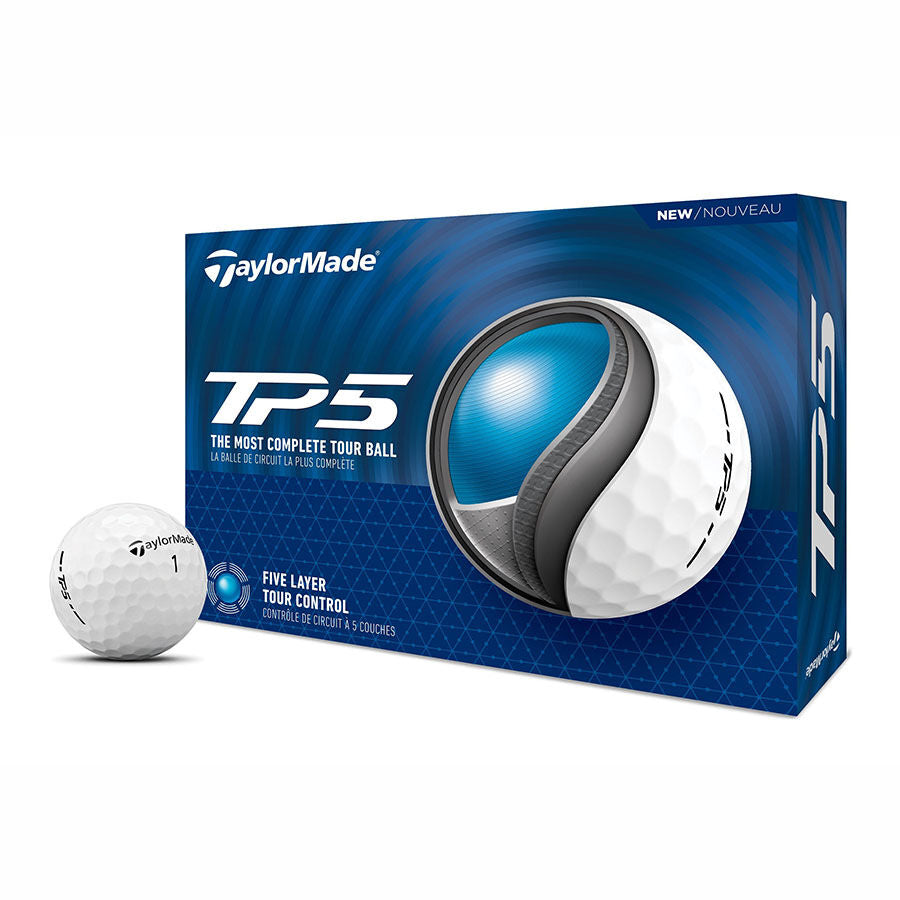 TaylorMade TP5 White Balle TM24 Tour Avec Touch Distance et Contrôle