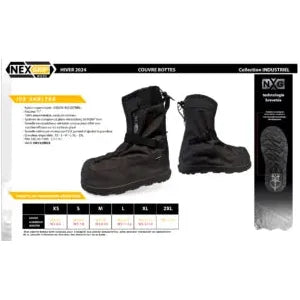 NEXGRIP INSULATED ICE SHELTER BOOT COVER WITH CRAMPONDS