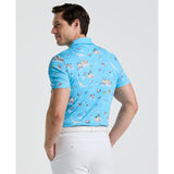 Original Penguin Polo Shirt Pete N The Boat Print Golf Mens Chic