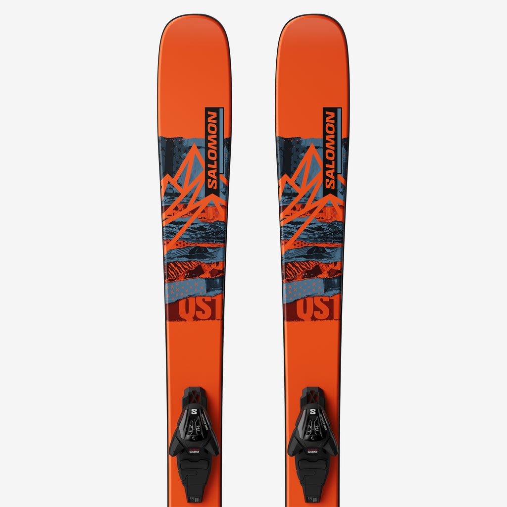 SKI SALOMON TWIN TIPS QST SPARK MEDIUM JR ET FIXATIONS L6