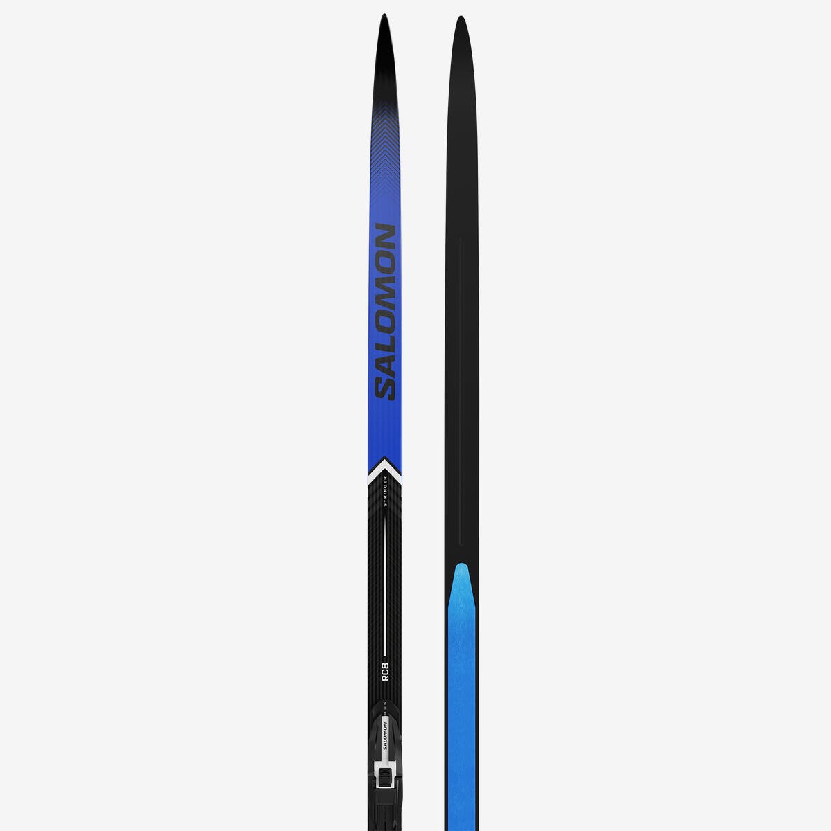 Ski de Fond Salomon RC8 Skin Et Fixations Shift