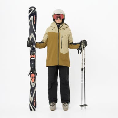 Salomon QST 94 Skis Black/Almond 26/27