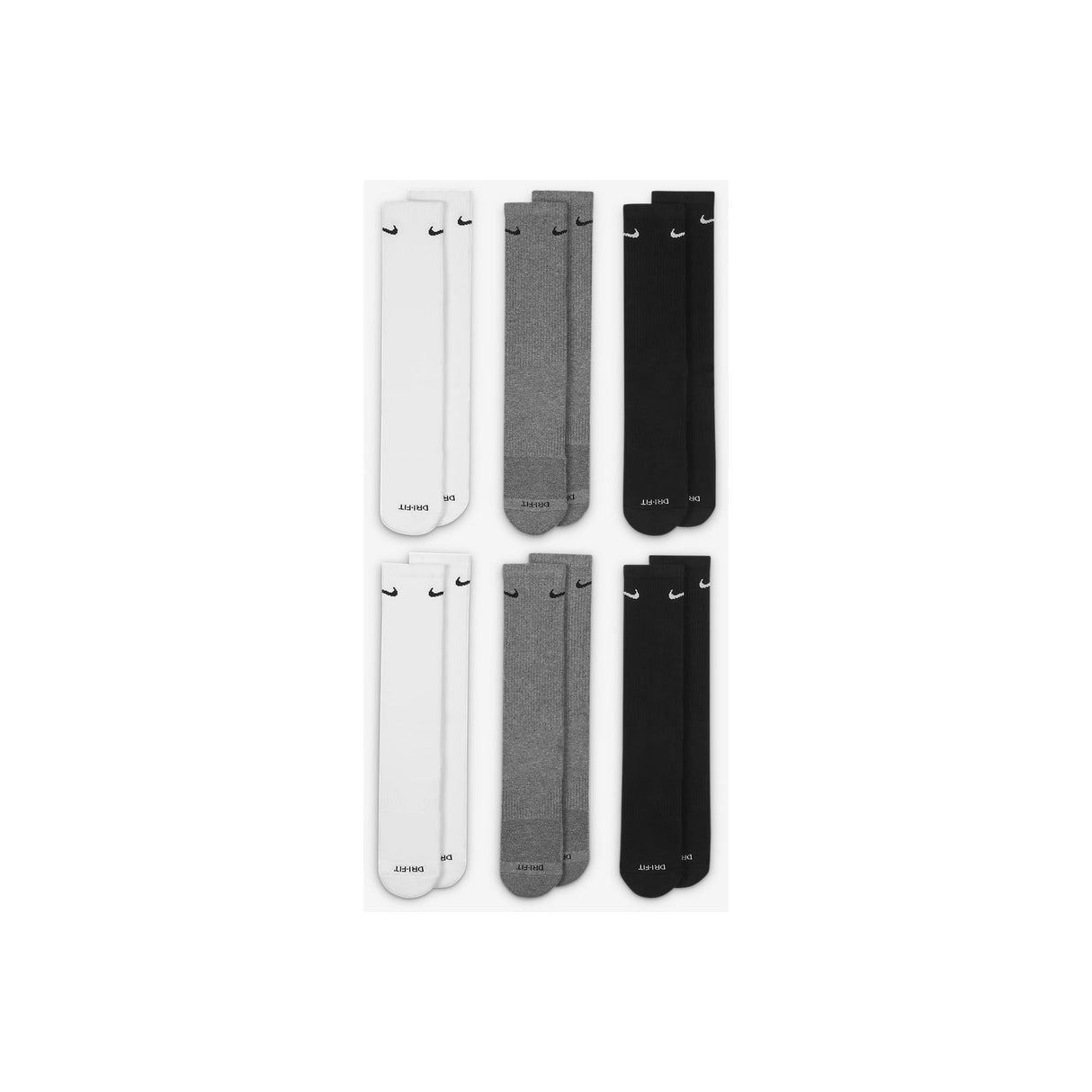 Nike Everyday Plus Chaussettes Cushonnées Pour Adultes Pack De 6 Paires