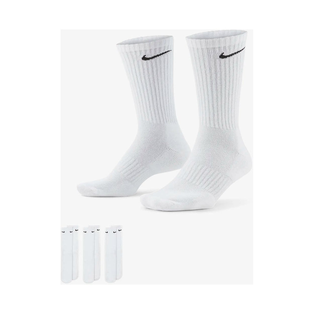NIKE EVERYDAY CUSHIONED TRAINING CREW SOCKS 3 PAIR PACK