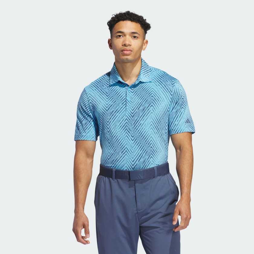 Adidas Ultimate 365 Allover Print Polo Shirt for Year-Round Performance