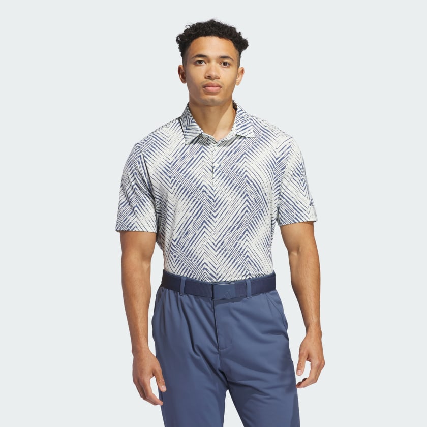 Adidas Ultimate 365 Allover Print Polo Shirt for Year-Round Performance