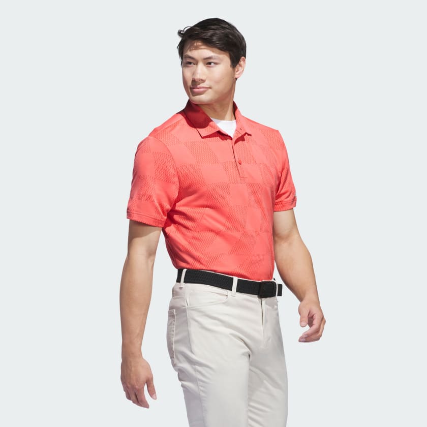 Adidas Textured Polo Shirt Ultimate 365 for On-Course Performance