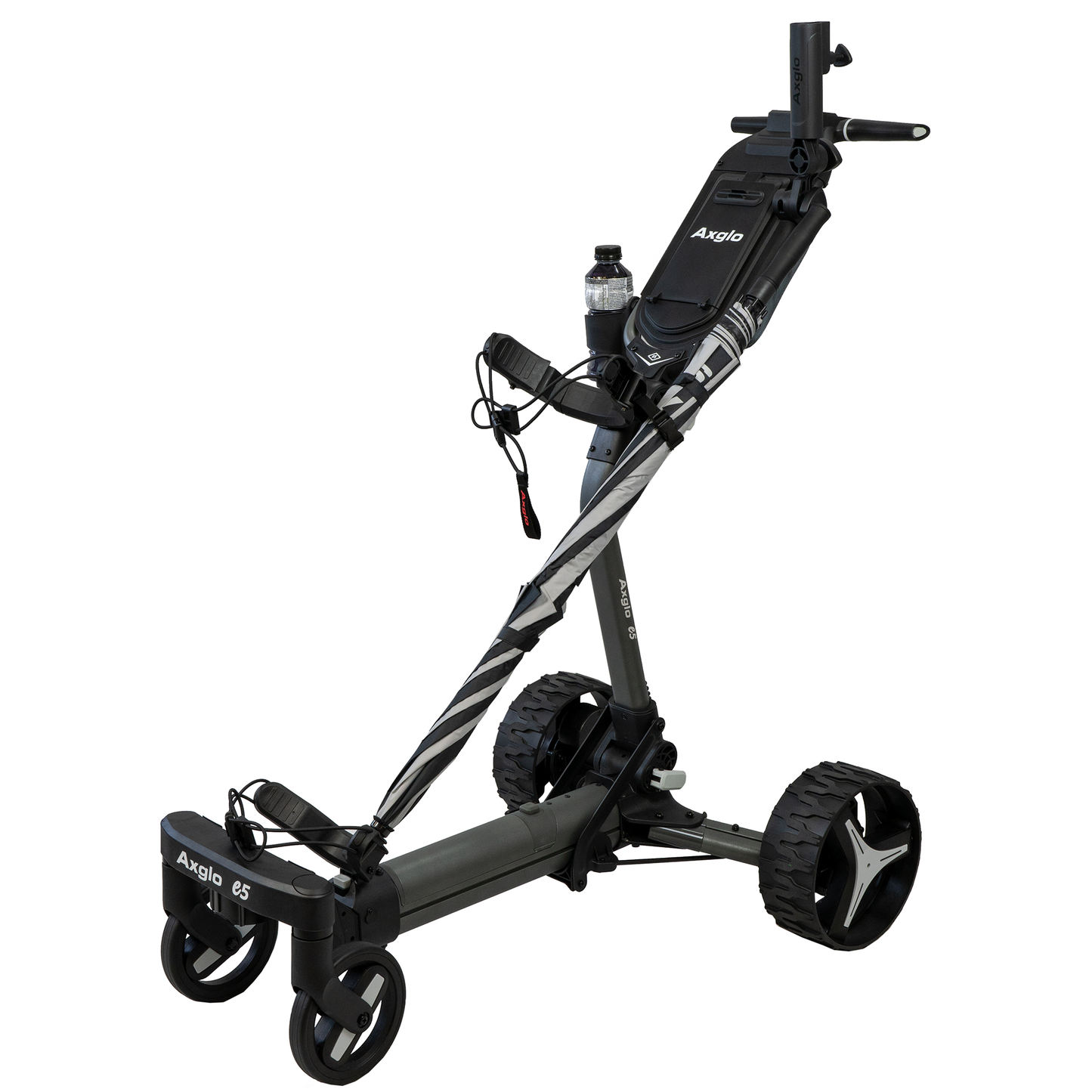 CHARIOT ÉLECTRIQUE AXGLO E5 FOLLOW ME + REMOTE BLACK