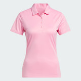 ADIDAS PERFORMANCE WOMEN'S SOLID SHORT SLEEVE POLO SHIRT