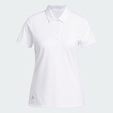 ADIDAS PERFORMANCE WOMEN'S SOLID SHORT SLEEVE POLO SHIRT