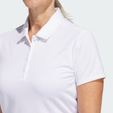 ADIDAS PERFORMANCE WOMEN'S SOLID SHORT SLEEVE POLO SHIRT