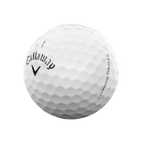 Callaway Chrome Tour X White Ball Hyper Fast Soft Core For Distance and Control