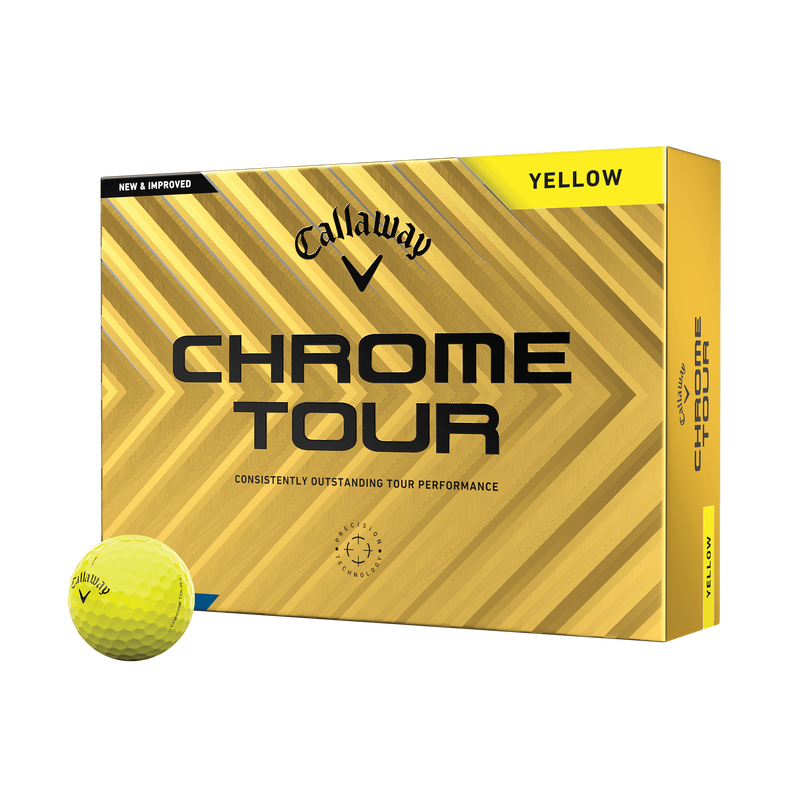 CALLAWAY CHROME TOUR 24 YELLOW BALL 