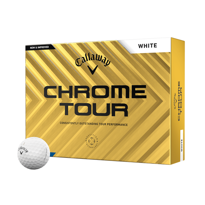 Callaway Chrome Tour 24 White Ball For Distance And Control