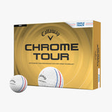 CALLAWAY CHROME TOUR BALL 26 WHITE TRIPLE TRACK