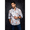 BLACK CEBU ALL-OVER PRINT WOVEN SHIRT