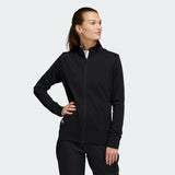 Adidas Textured Full Zip Jacket Women Golf For Performance And Comfort