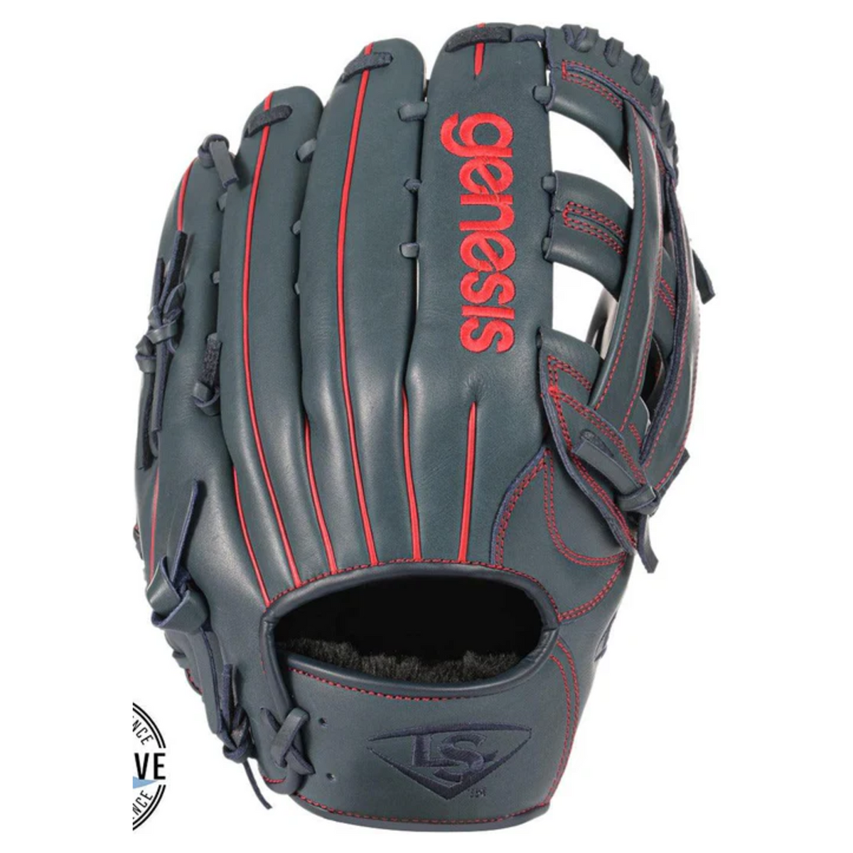GANT SLOWPITCH LOUISVILLE GENESIS FG BLACK/RED (LEFT HAND THROW)