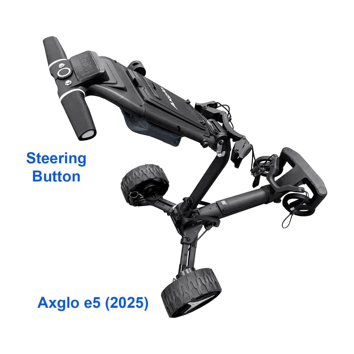 CHARIOT ELECTRIQUE AXGLO E5 FOLLOW ME REMOTE BLACK