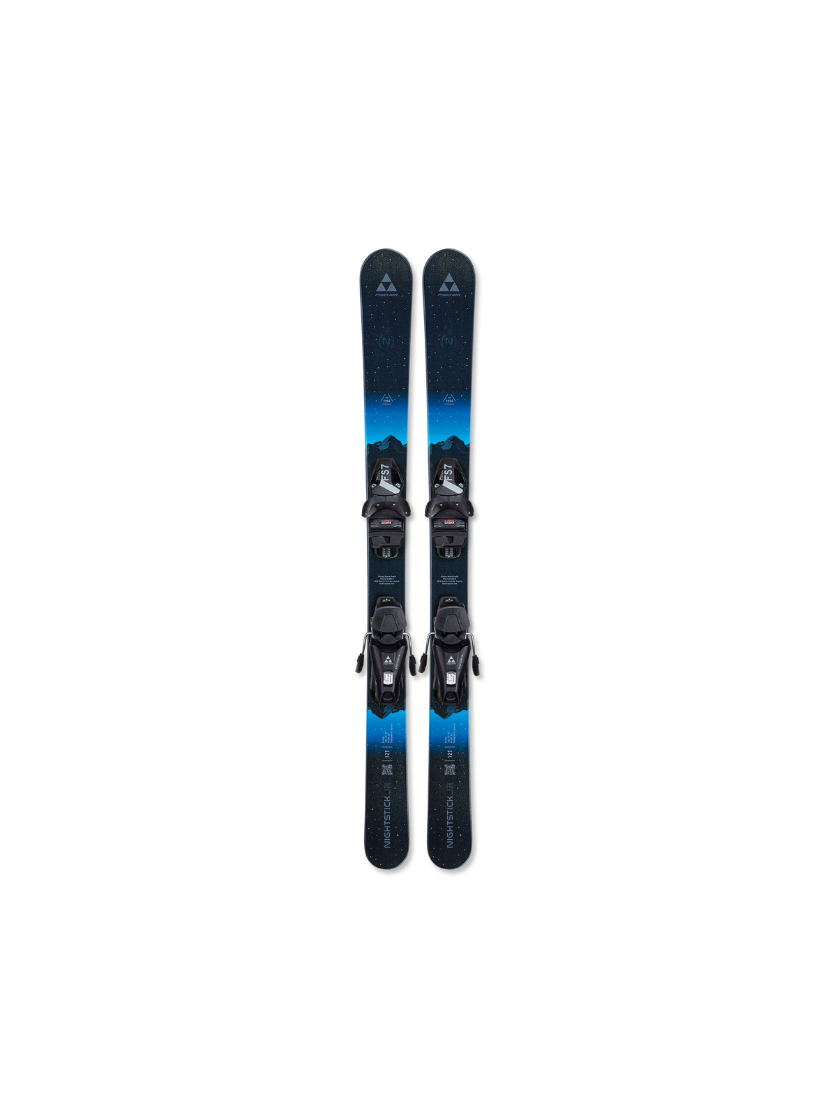 Fischer Nightstick Jr 131-151 Skis with FIT80322