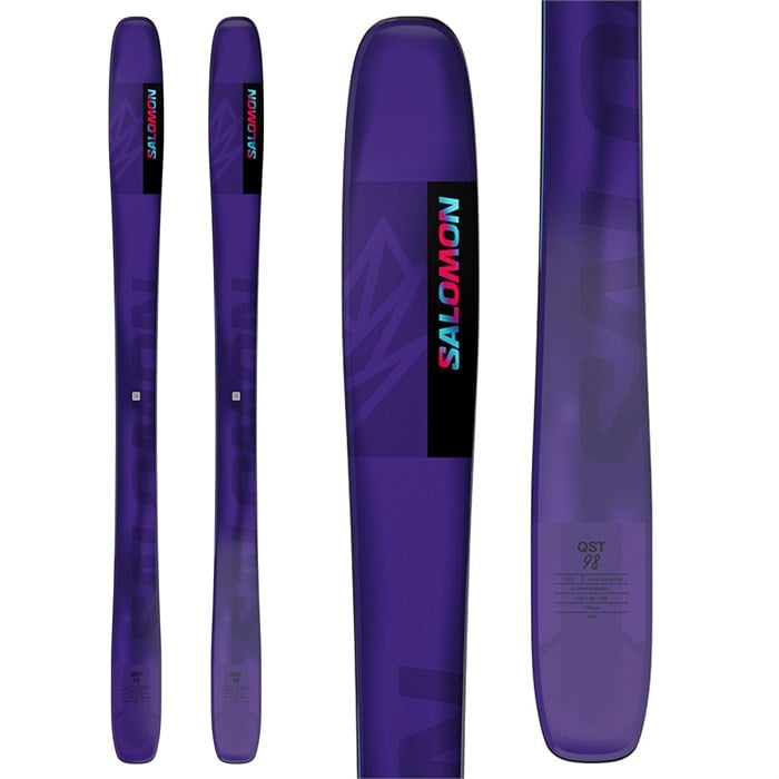 Salomon QST 98 Flat Ski Performance Intermédiaire à Avancé Maniable