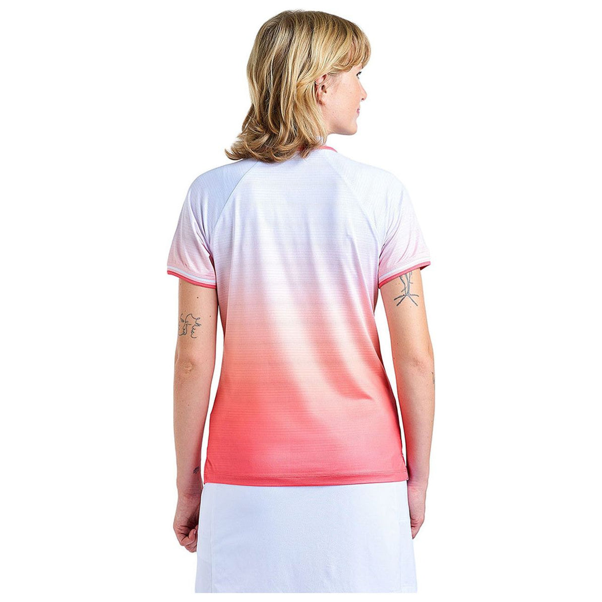 POLO NIVO MALAI Polo Léger et Respirant, Jacquard Évacue Humidité