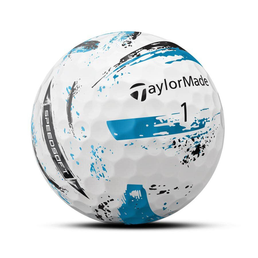 TaylorMade SpeedSoft TM24 Bleu Balle de Golf - Toucher Exceptionnel et Longue Distance