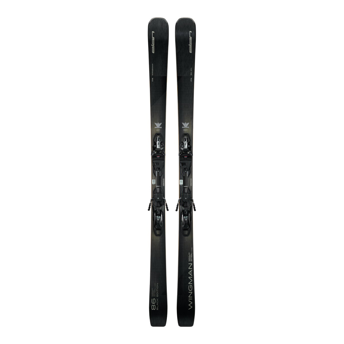 Ski Elan Wingman 86 Black Edition W/ EMX 12.0