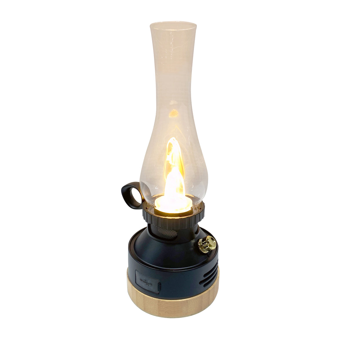 White Mountain LED Rechargeable Lamp With Bluetooth Speaker