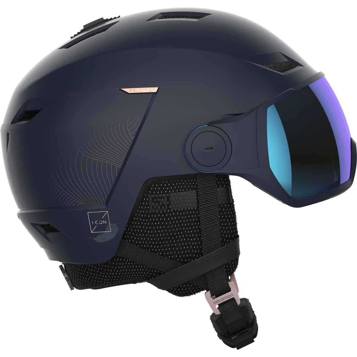 Salomon Icon LT Visor Femme Casque Léger Avec Visière Intégrée