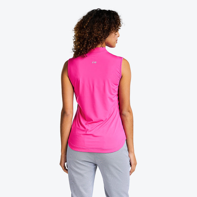 NVO Naomi Mock Polo Sans Manches UPF 30 Quick Dry Jersey Léger