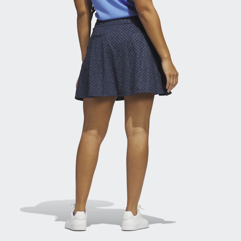 Adidas Skort Imprimé Golf En Tissu Recyclé Confort Premium Durable