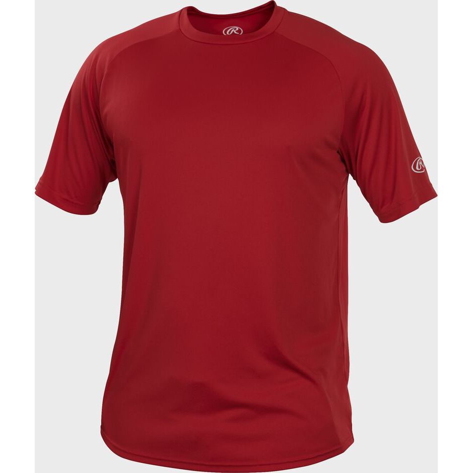 Rawlings Performance Enfant T Shirt Pro Dri Interlock Pour Cent Polyester Gestion Humidité YRTT