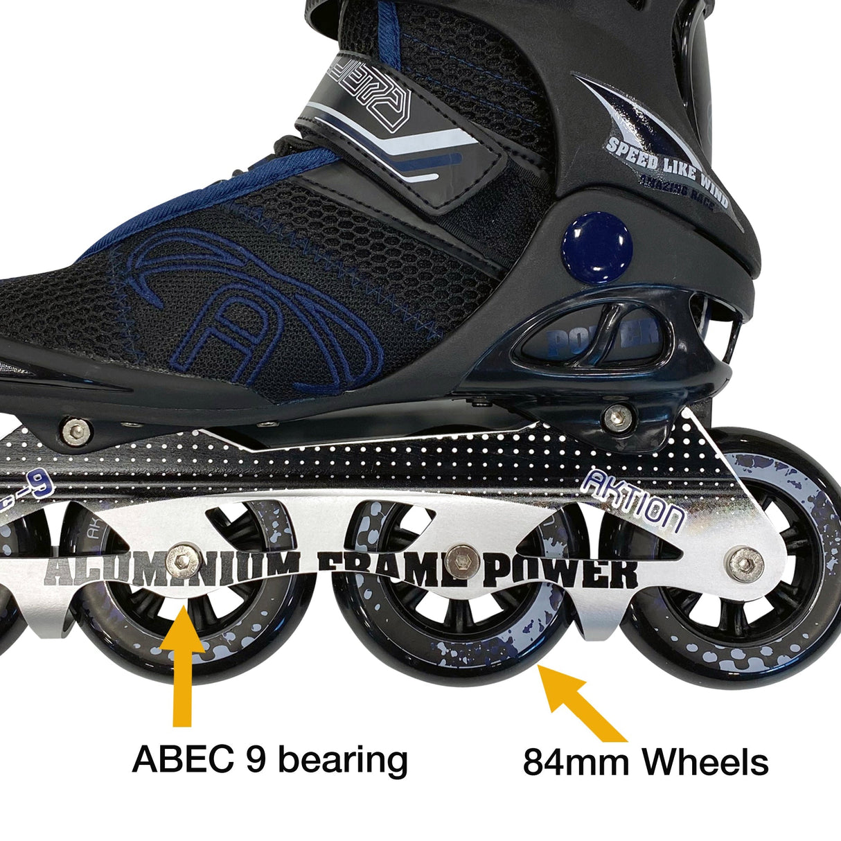 AKTION Patins À Roues Alignées AK148 90mm Homme Confort Et Endurance
