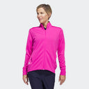 Adidas Textured Full Zip Sweater Elegant Golf Jacket For Cold
