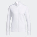 Adidas Textured Full Zip Sweater Elegant Golf Jacket For Cold