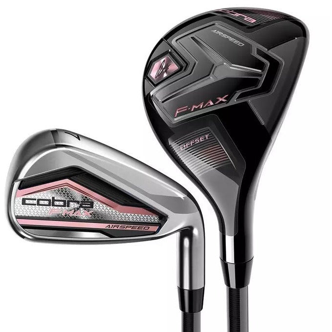 COBRA F-MAX COMBO 5H 6H 7-PW SW GRAPHITE WOMEN'S IRONS SET 