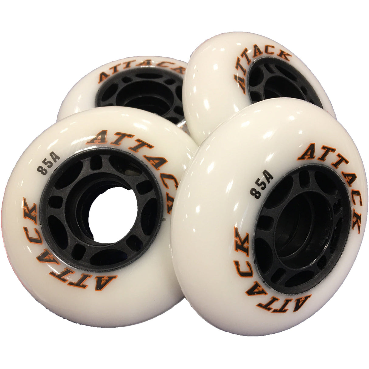 Attack Roues Inline 85A Lot de 4 Pour Patins Endurance Fiable